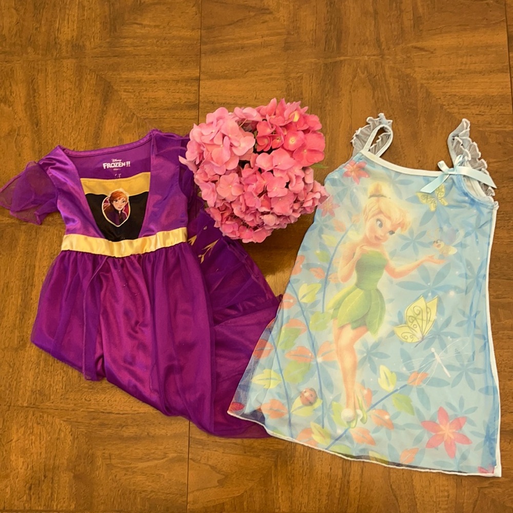 SOLD!! Disney 4t/XS night gowns. Gently Loved.